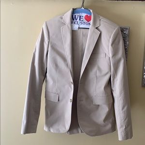 Boys Size 16 JCrew tan suit.